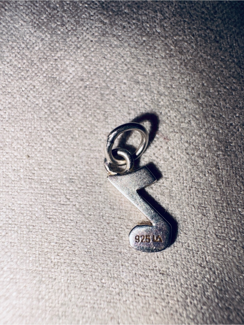 Sterling Silver Musical Notes & heart charms set of 3 - Picture 8 of 8